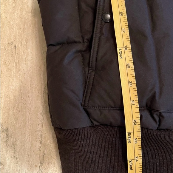 Filson Brown Cascade Down Jacket Large Shearling Made in Canada - Picture 9 of 12